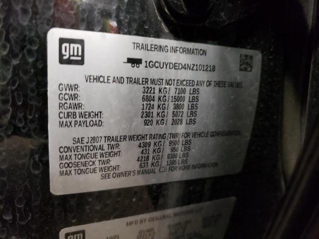 2022 CHEVROLET SILV1500 2 - 1GCUYDED4NZ101218