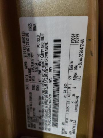1FMCU9G95EUD10778 Ford ESCAPE SE