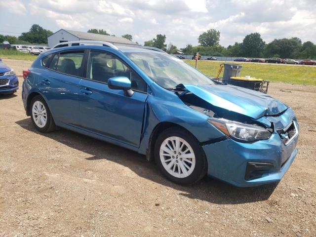 VIN: 4S3GTAB65J3748756 Auction: COPART Lot: 58850813 Location: OH - CLEVELAND WEST 4S3GTAB65J3748756 SUBARU IMPREZA 2018 BLUE Photo 4
