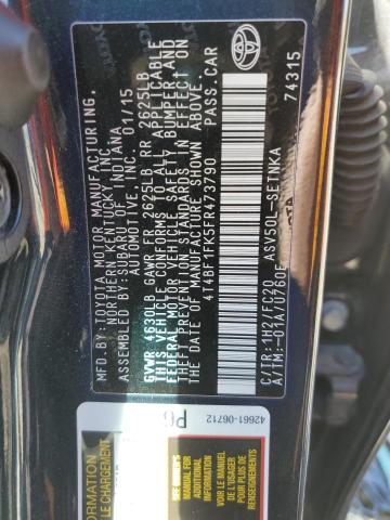 4T4BF1FK5FR473790 Toyota CAMRY LE