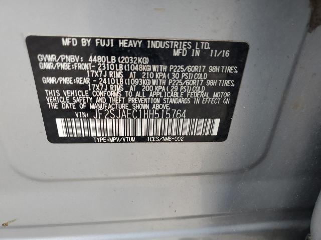 JF2SJAEC1HH515764 Subaru Forester 2.5i Premium