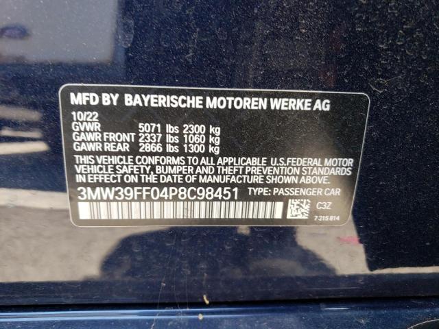 3MW39FF04P8C98451 BMW 330e