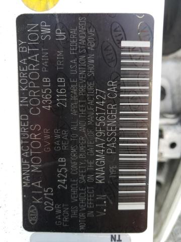 KNAGM4A79F5617427 KIA Optima Lx