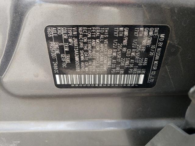 2021 NISSAN ROGUE S - JN8AT3AA3MW005088