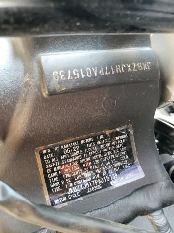 2023 KAWASAKI ZX636 K - JKBZXJH17PA015739
