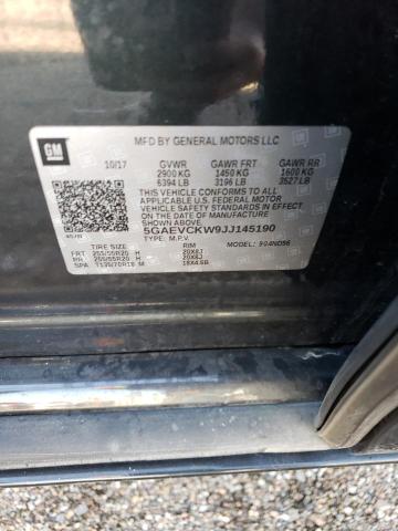 2018 BUICK ENCLAVE AV - 5GAEVCKW9JJ145190