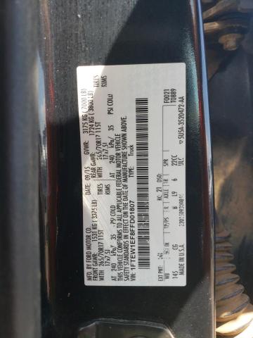 1FTEW1EF8FFD01807 Ford F150 Supercrew
