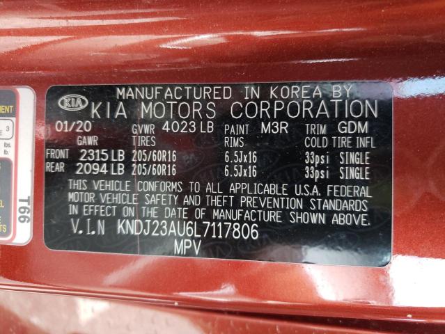 KNDJ23AU6L7117806 Kia Soul LX 14