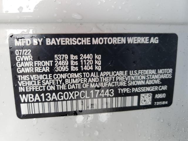 2023 BMW 530E - WBA13AG0XPCL17443
