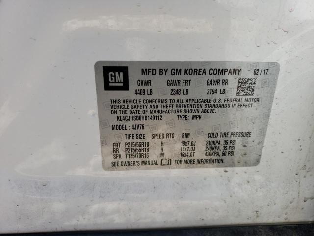 KL4CJHSB6HB149112 Buick Encore Premium