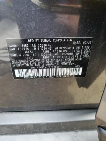 4S4BTAJC8P3180024 Subaru Outback Onyx Edition