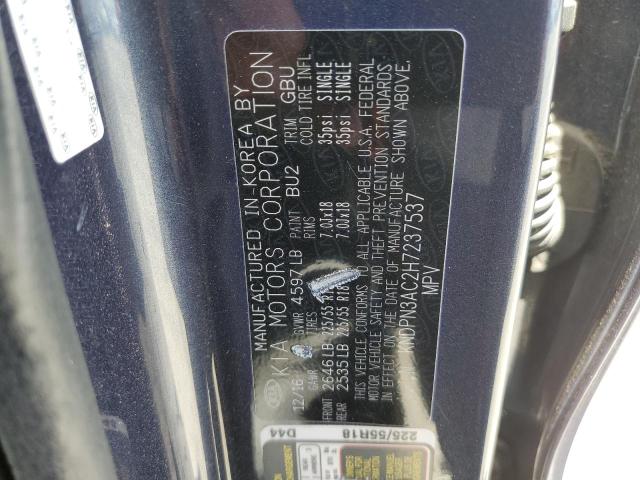 KNDPN3AC2H7237537 KIA Sportage Ex