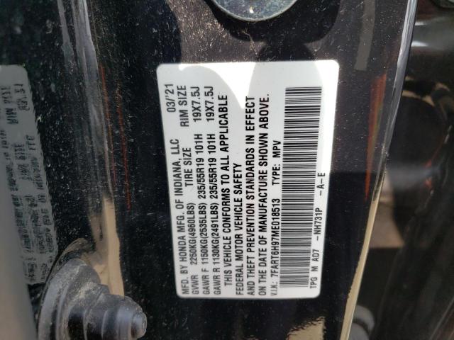 7FART6H97ME018513 Honda Cr-v Touring