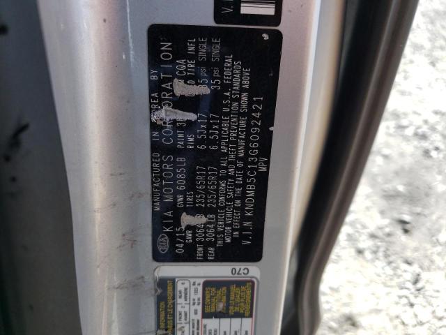 KNDMB5C13G6092421 KIA SEDONA LX