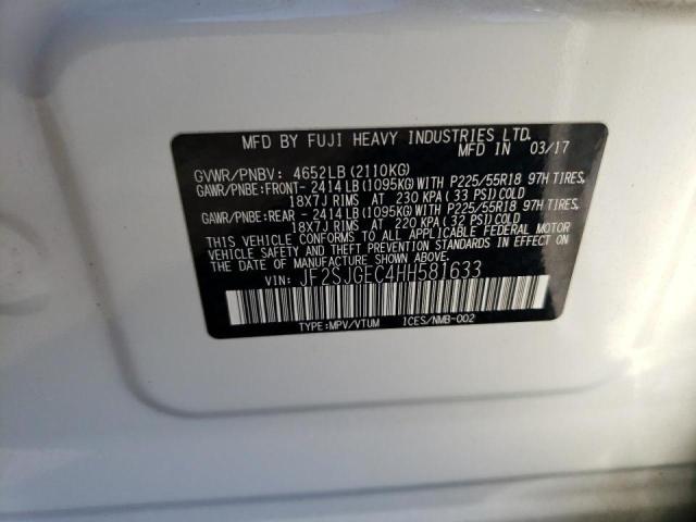 JF2SJGEC4HH581633 Subaru Forester 2.0xt Premium