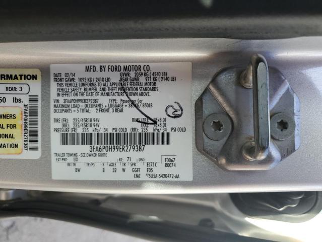 3FA6P0H99ER279387 Ford FUSION SE