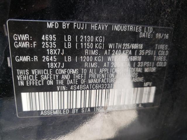 4S4BSATC6H3231523 Subaru Outback Touring