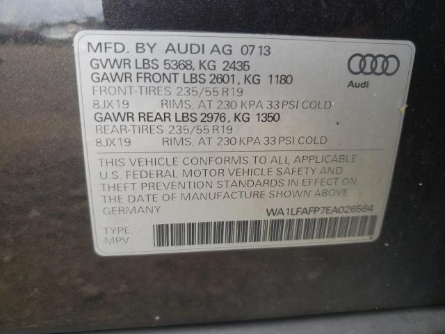 VIN WA1LFAFP7EA026564 2014 Audi Q5, Premium Plus no.12