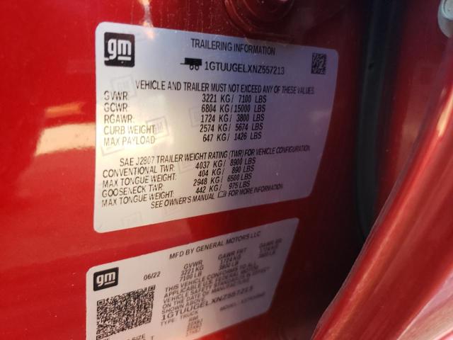 1GTUUGELXNZ557213 GMC Sierra K1500 Denali