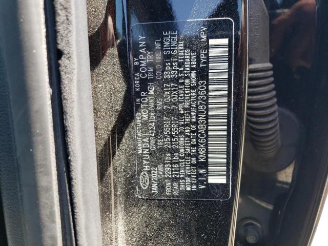 KM8K6CAB3NU873603 Hyundai Kona Sel
