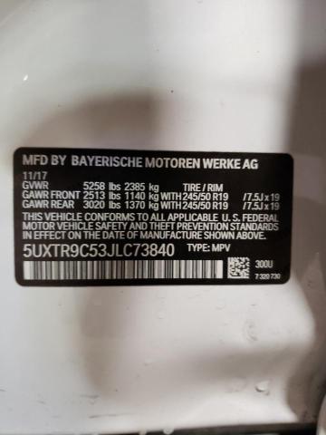 5UXTR9C53JLC73840 2018 BMW X3, photo no. 13