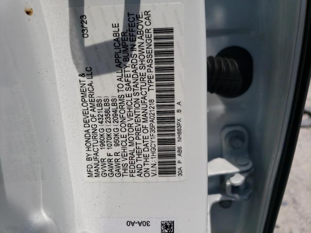 1HGCY1F35PA021218 | 2023 Honda accord ex