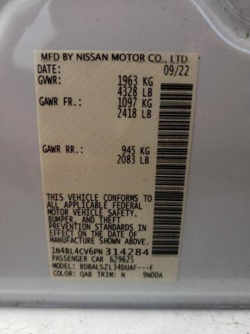1N4BL4CV6PN314284 Nissan ALTIMA SR