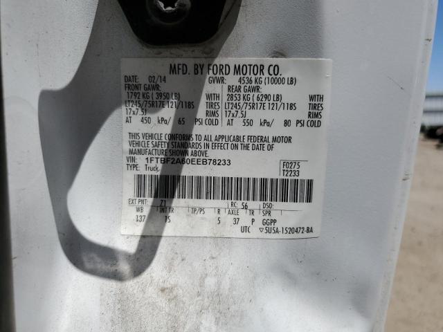 1FTBF2A60EEB78233 Ford F250 Super Duty