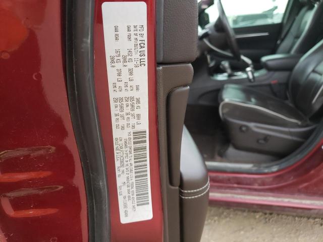 1C4RJFCT1KC596282 Jeep Grand Cherokee Overland
