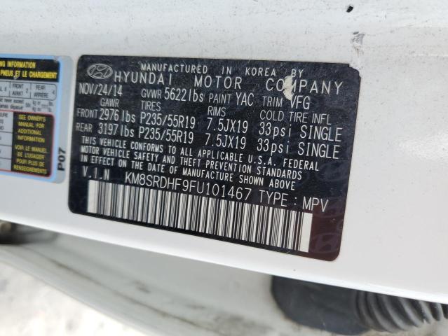 2015 HYUNDAI SANTA FE G - KM8SRDHF9FU101467