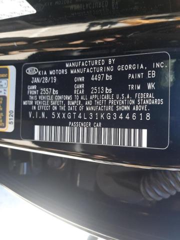 5XXGT4L31KG344618 KIA Optima Lx