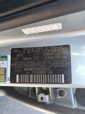 KNAGM4AD8G5096921 KIA OPTIMA HYBRID
