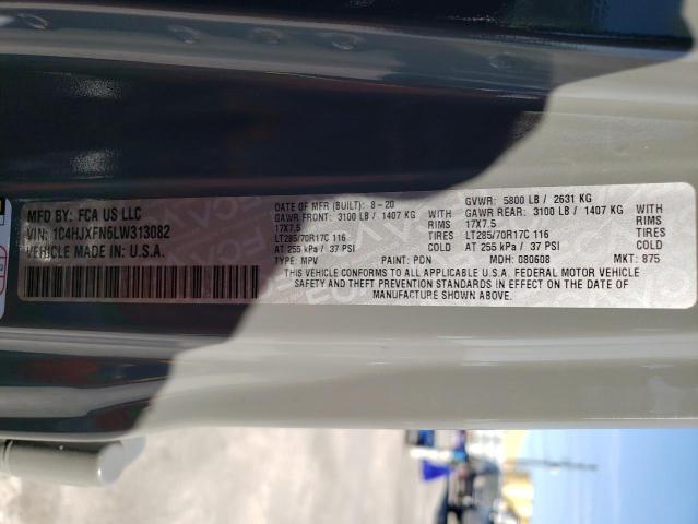 1C4HJXFN6LW313082 Jeep Wrangler Unlimited Rubicon