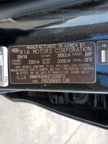KNAFK4A61F5339972 KIA FORTE LX