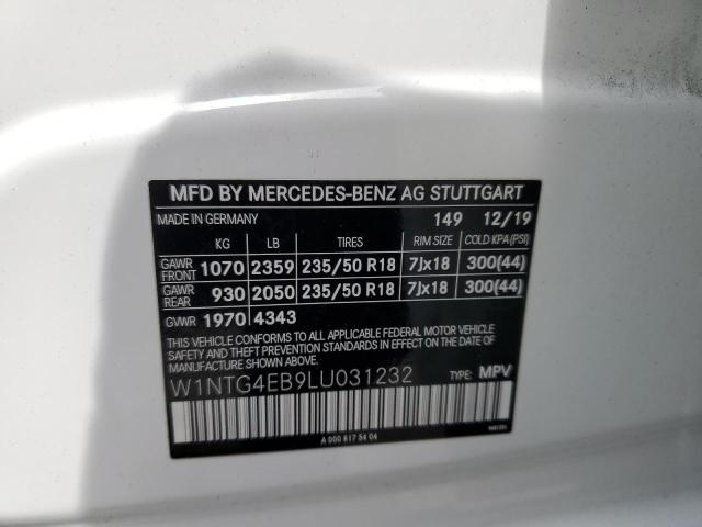 W1NTG4EB9LU031232 Mercedes-Benz GLA 250