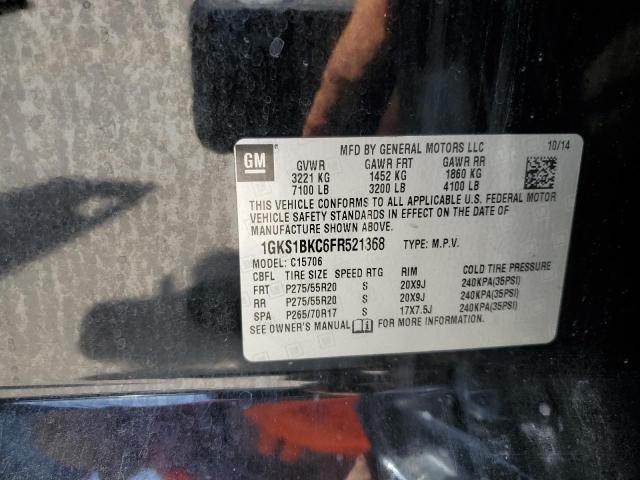 1GKS1BKC6FR521368 GMC YUKON SLT