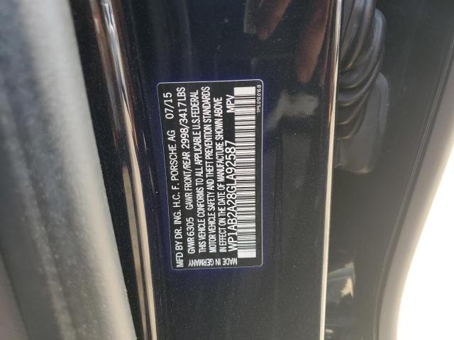 2016 PORSCHE CAYENNE S - WP1AB2A28GLA92587