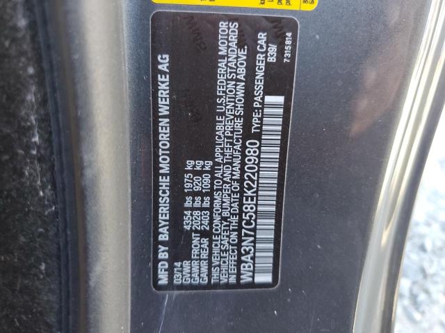 WBA3N7C58EK220980 BMW 428 I