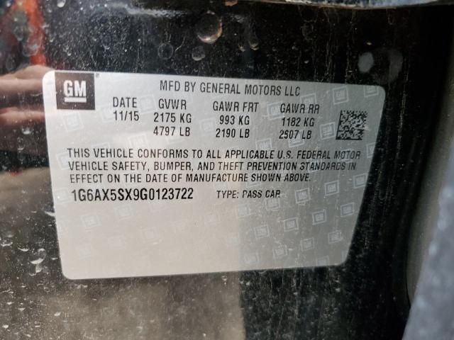 1G6AX5SX9G0123722 Cadillac Cts Luxury Collection