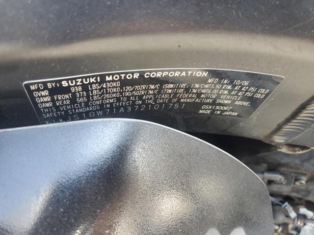 2007 SUZUKI GSX1300 RZ - JS1GW71A372101751