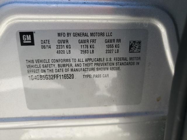 1G4GB5G32FF116520 Buick Lacrosse