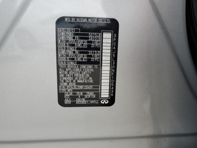 2022 INFINITI QX55 SENSO - 3PCAJ5L30NF105439