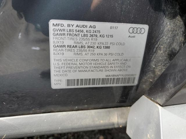 WA1BNAFYXJ2003923 2018 AUDI Q5, photo no. 13