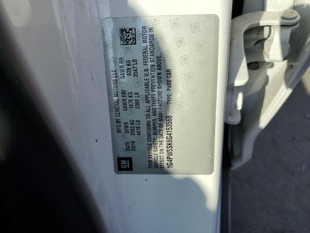 1G4PW5SK6G4153568 Buick Verano Sport Touring