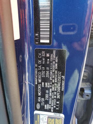 3KPF24AD4KE058152 KIA FORTE FE