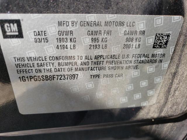 2015 CHEVROLET CRUZE LTZ - 1G1PG5SB8F7237897