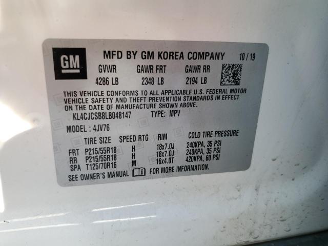 KL4CJCSB8LB048147 Buick Encore Essence