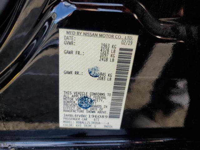 1N4BL4FV8KC196089 Nissan Altima Platinum