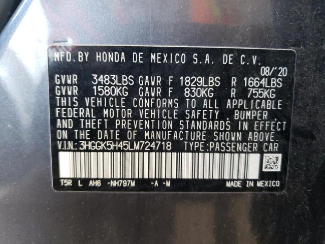 3HGGK5H45LM724718 Honda FIT LX