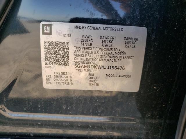 2018 BUICK ENCLAVE AV - 5GAERDKW4JJ196476